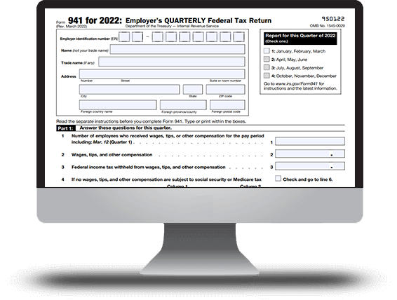 IRS Form 941 for 2021