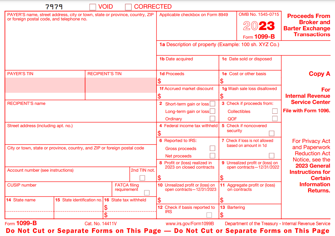 Form 1099-B