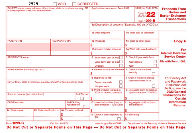 Form 1099-B