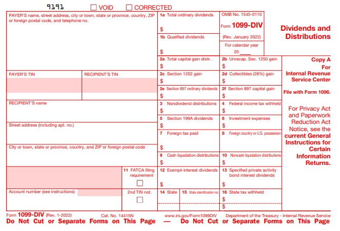 Form 1099-DIV