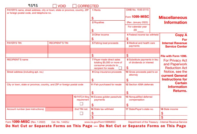 Form 1099-MISC