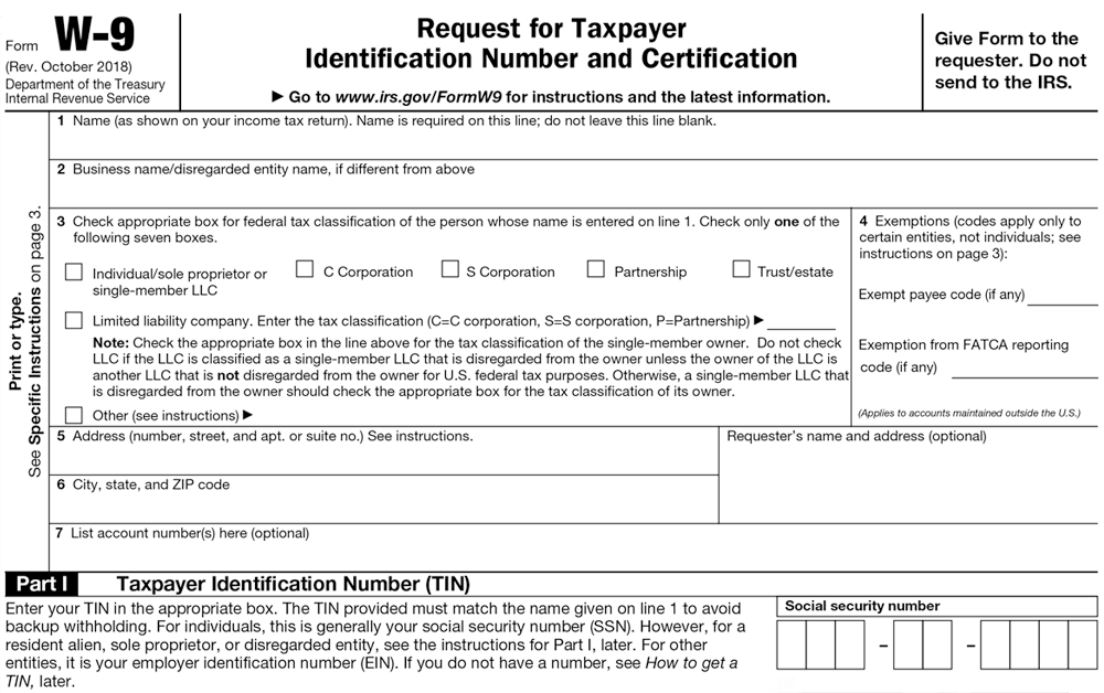 Form W-9