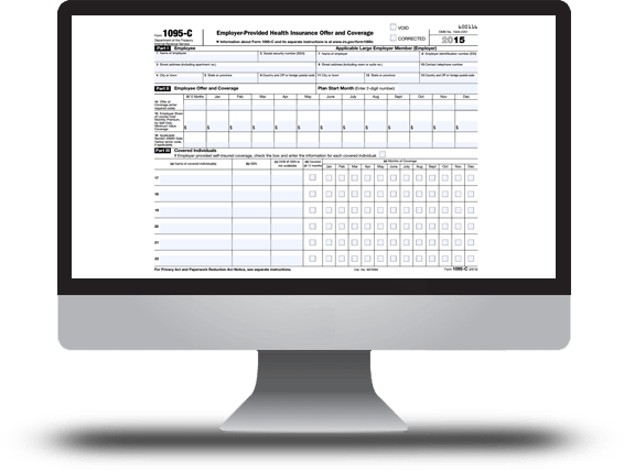 E-File IRS Form 1095-C, Employer-Provided Health Insurance Offer and Coverage Insurance