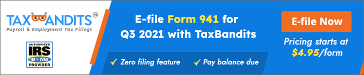 E-file IRS Form 941 for Q3 2021